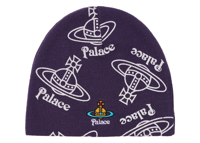Palace x Vivienne Westwood Jersey Beanie Purple