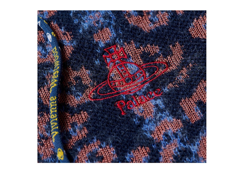 Palace x Vivienne Westwood Knit Hood Pink Leopard