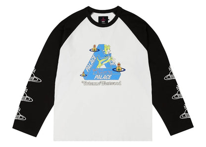 Palace x Vivienne Westwood Raglan Longsleeve White/Black