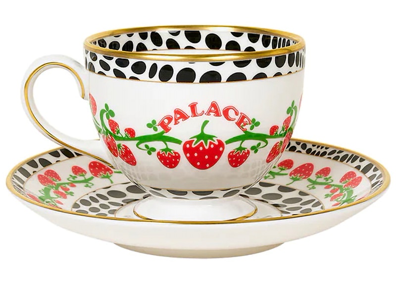 Palace x Wedgwood Teacup And Saucer White