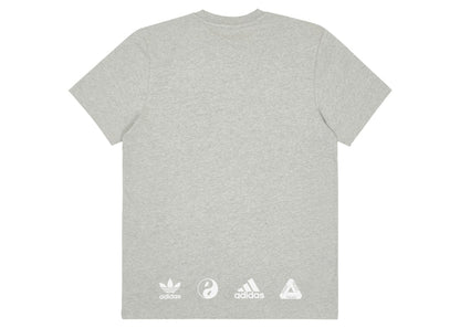 Palace x adidas Palaste T-shirt Medium Grey Heather