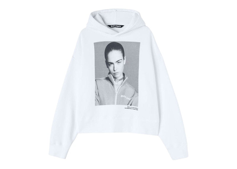 Palm Angels Angels By Palm Angels Hoodie White/Black