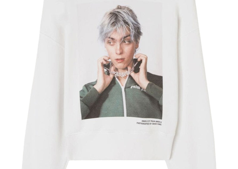 Palm Angels Angels By Palm Angels Sweatshirt White