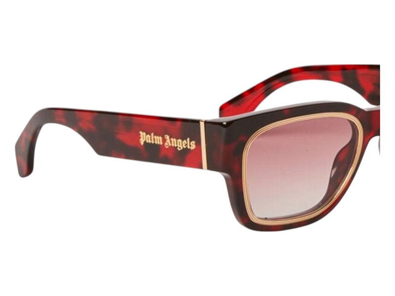 Palm Angels Arcadia Sunglasses Havana Red Gradient (PERI096F24PLA0012629)