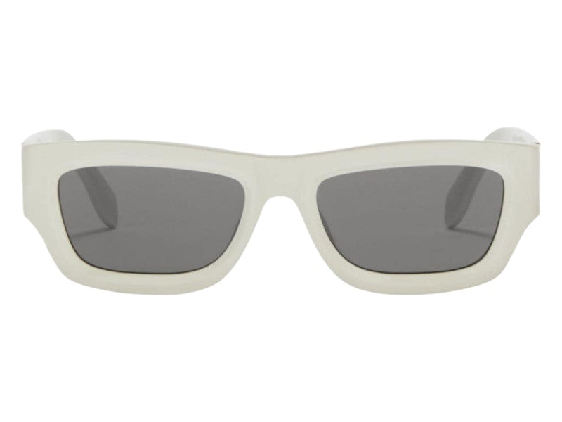 Palm Angels Auberry Sunglasses White Dark Grey (PERI048S24PLA0010107)