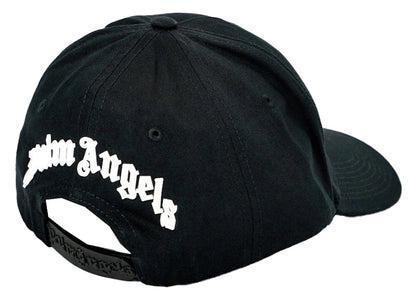 Palm Angels Back Logo Cap Black/Black