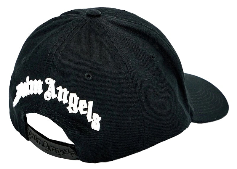 Palm Angels Back Logo Cap Black/Black