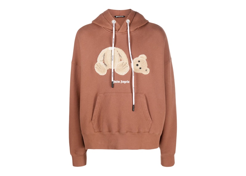 Palm Angels Bear Hoodie Brown/Brown