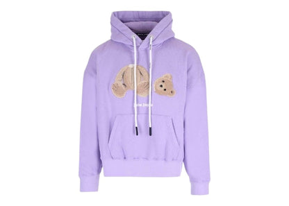 Palm Angels Bear Hoodie Lilac Purple