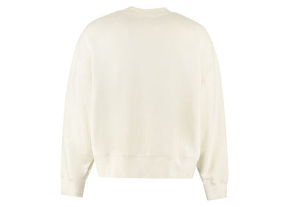 Palm Angels Bear Print Sprayed Logo Sweatshirt Beige
