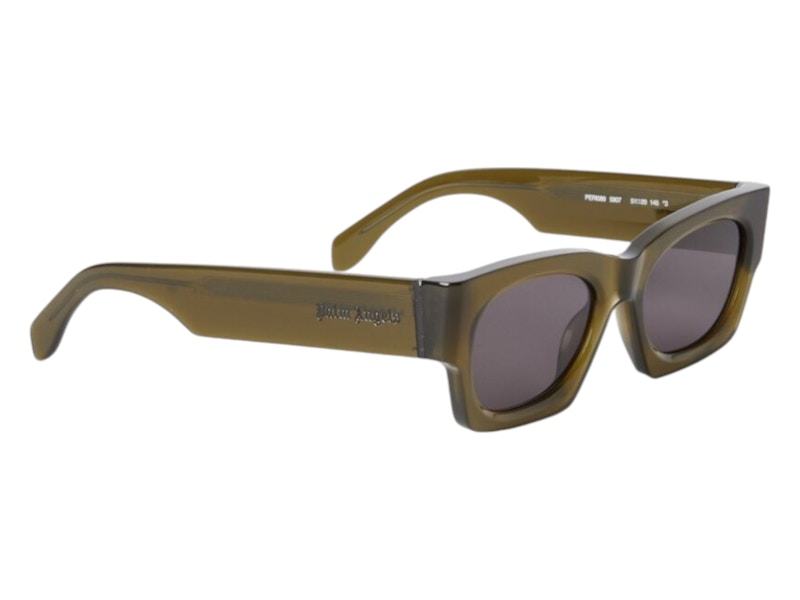 Palm Angels Bodie Sunglasses Trasparent Green Dark (PERI089F24PLA0015907)