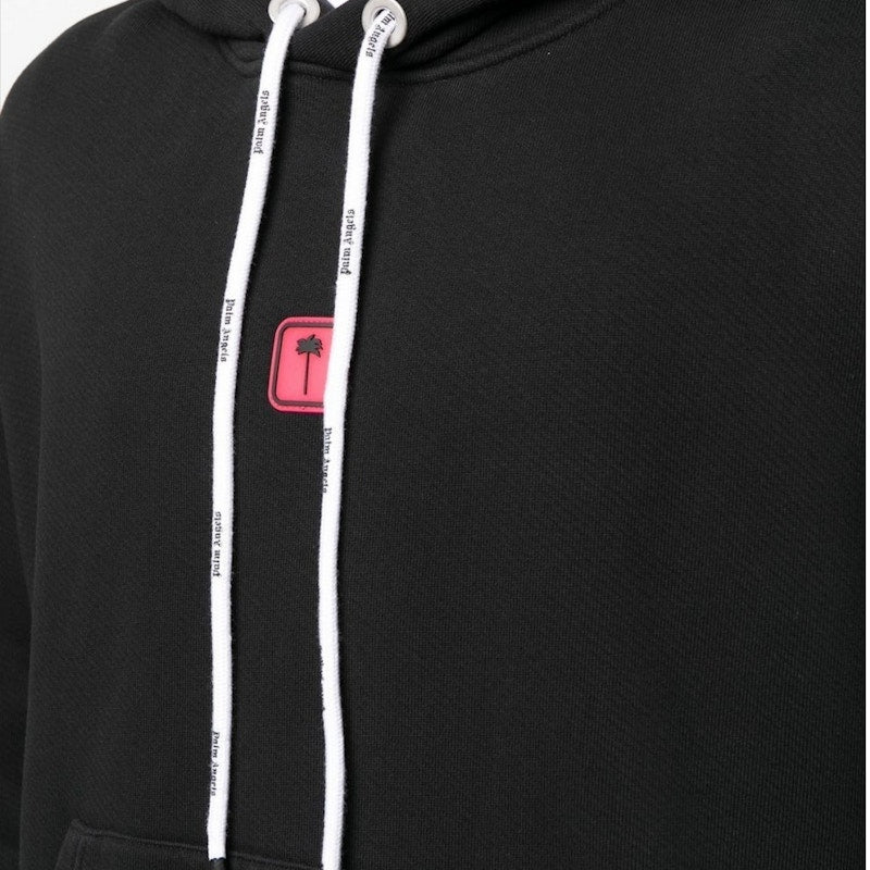 Palm Angels Bold Angels PXP Logo Hoodie Black