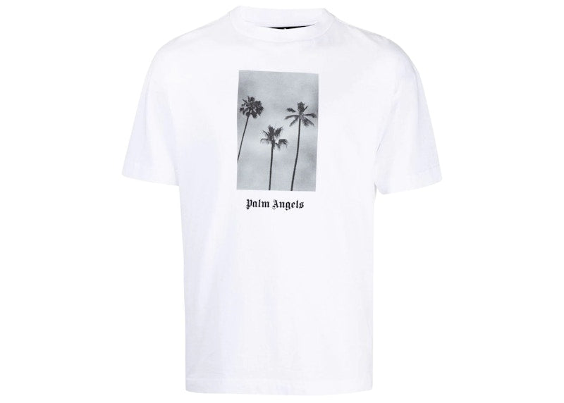 Palm Angels Boulevard Print T-shirt White