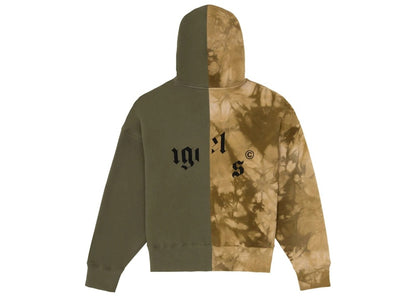 Palm Angels Broken Logo Hoodie Military Green