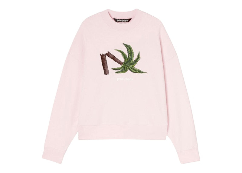 Palm Angels Broken Palm Sweatshirt Pink/Green