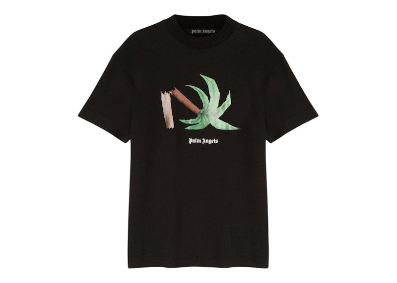 Palm Angels Broken Palm T-Shirt Black/Green