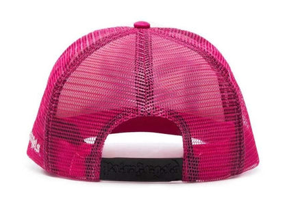 Palm Angels Broken Palm Trucker Hat Pink/White/Green