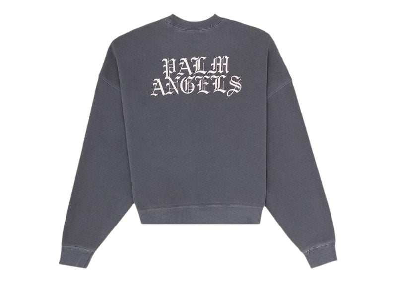 Palm Angels Burning Head Crewneck Black