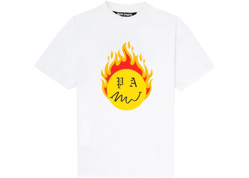 Palm Angels Burning Head T-shirt White