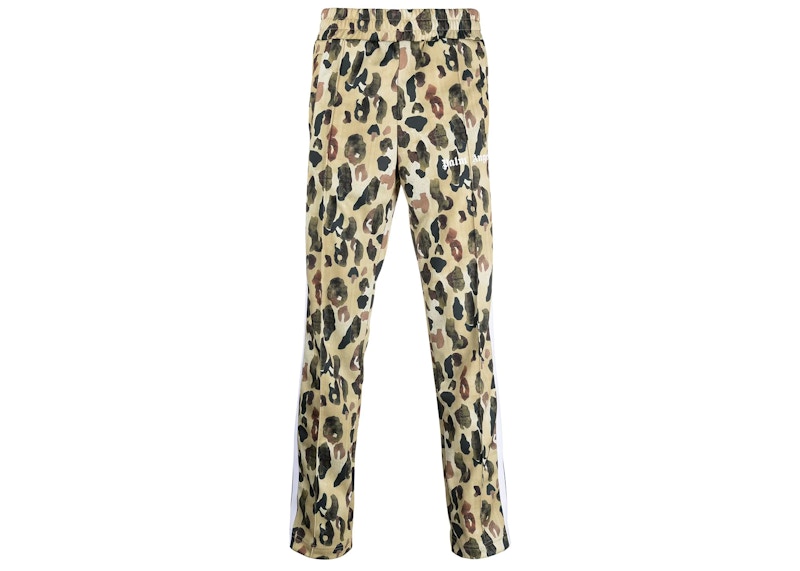 Palm Angels Camouflage Print Track Pants Yellow