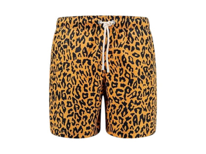 Palm Angels Cheetah Swim Short Orange