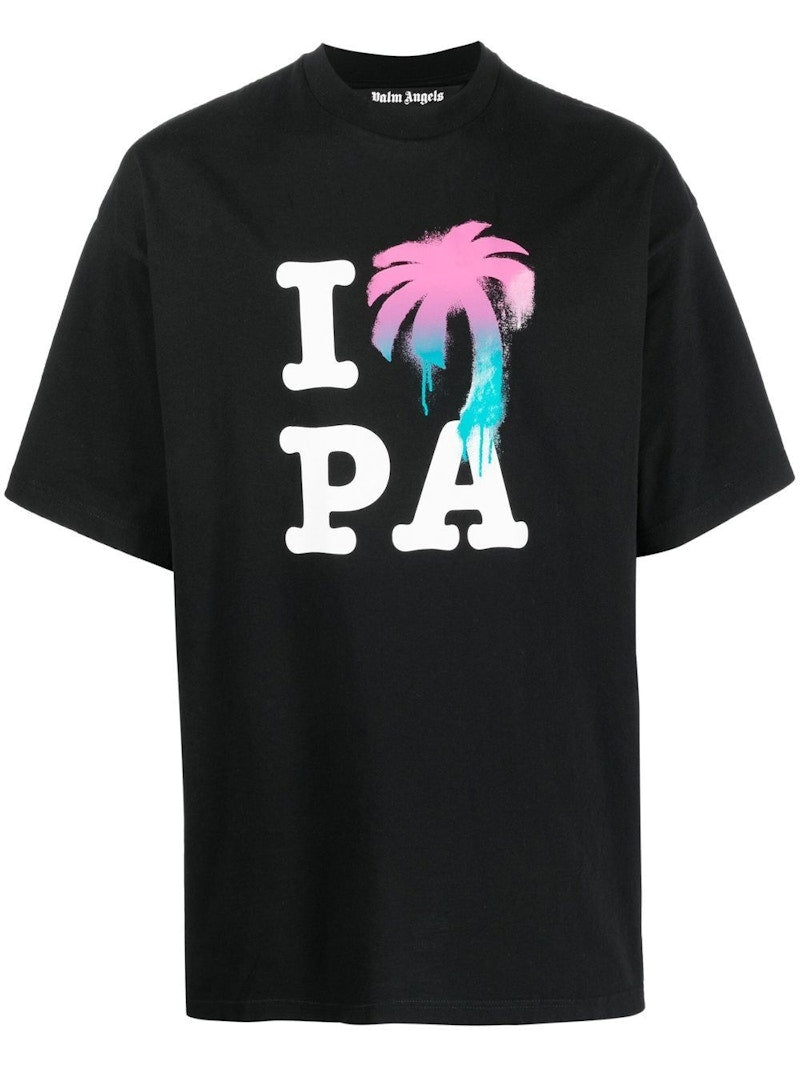 Palm Angels Classic I Love PA T-shirt Black