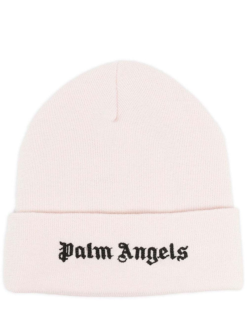 Palm Angels Classic Logo Beanie Butter/Black