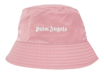 Palm Angels Classic Logo Bucket Hat Pink/White