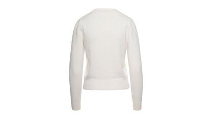 Palm Angels Classic Logo Knit Sweater White