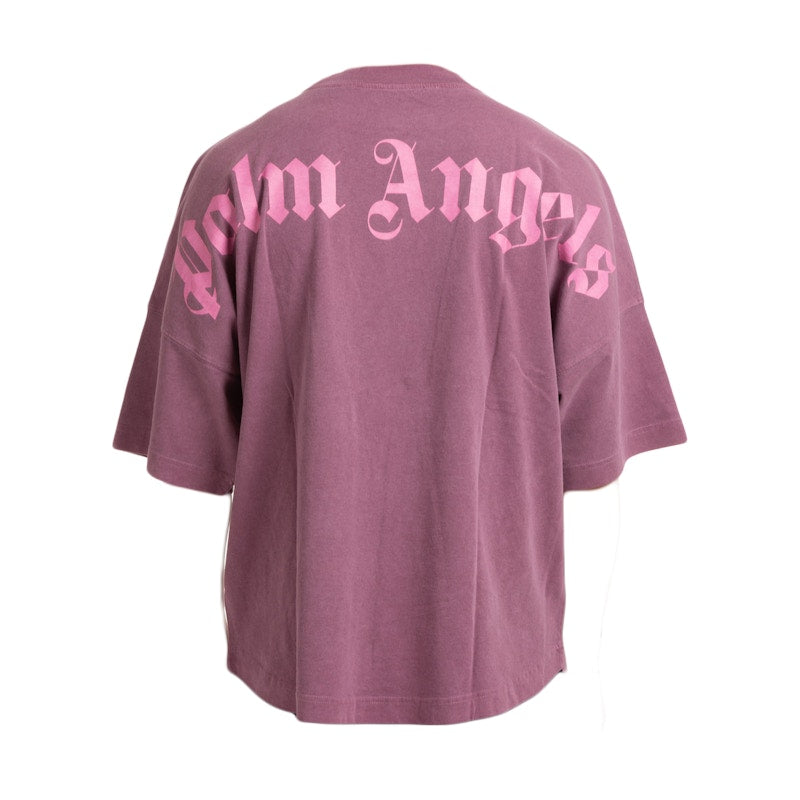Palm Angels Classic Logo Over Tee Viola