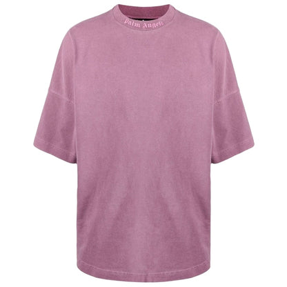 Palm Angels Classic Logo Over Tee Viola