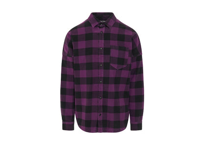 Palm Angels Classic Logo Overshirt Purple/White