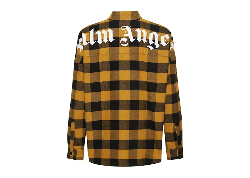 Palm Angels Classic Logo Overshirt Yellow/Black