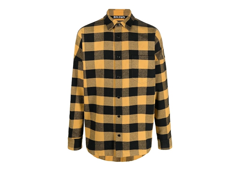 Palm Angels Classic Logo Overshirt Yellow/Black