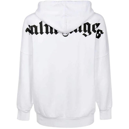 Palm Angels Classic Logo Oversized Hoodie White