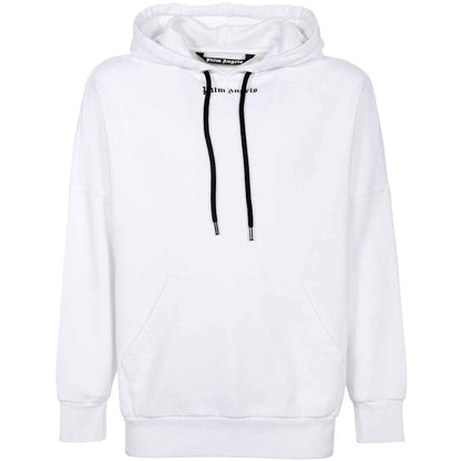Palm Angels Classic Logo Oversized Hoodie White