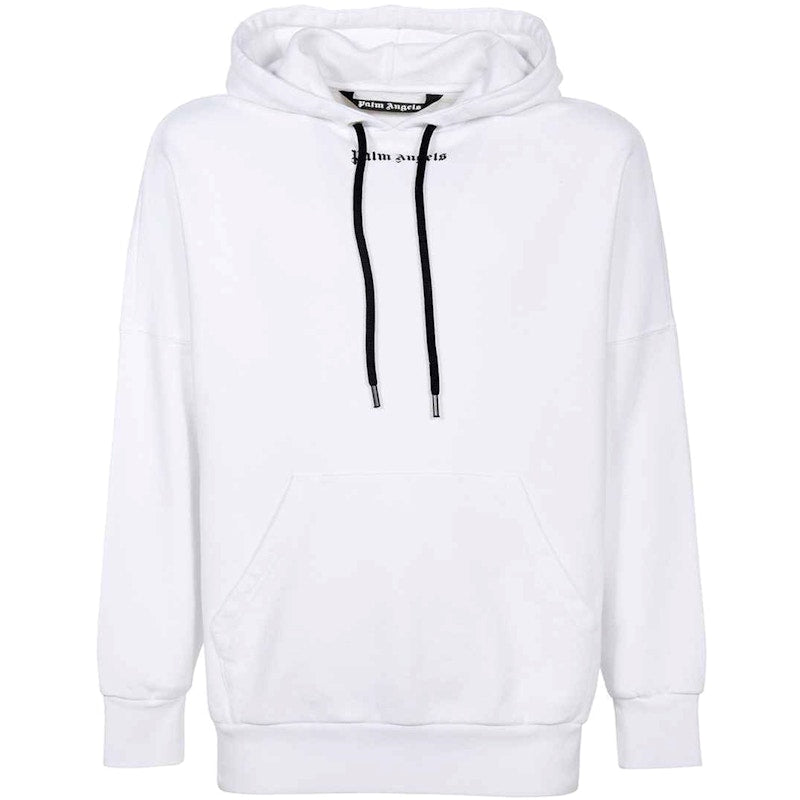 Palm Angels Classic Logo Oversized Hoodie White
