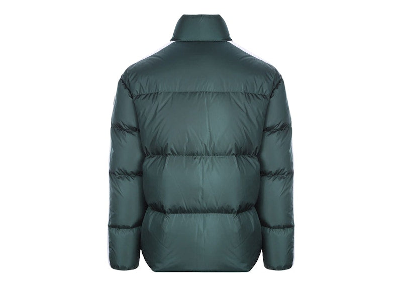 Palm Angels Classic Track Down Jacket Green/White