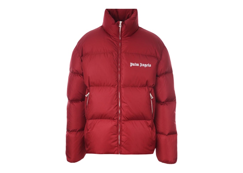 Palm Angels Classic Track Down Jacket Red/White