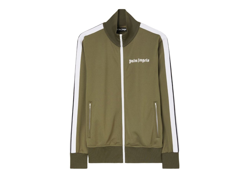Palm Angels Classic Track Jacket 5601 Military/White