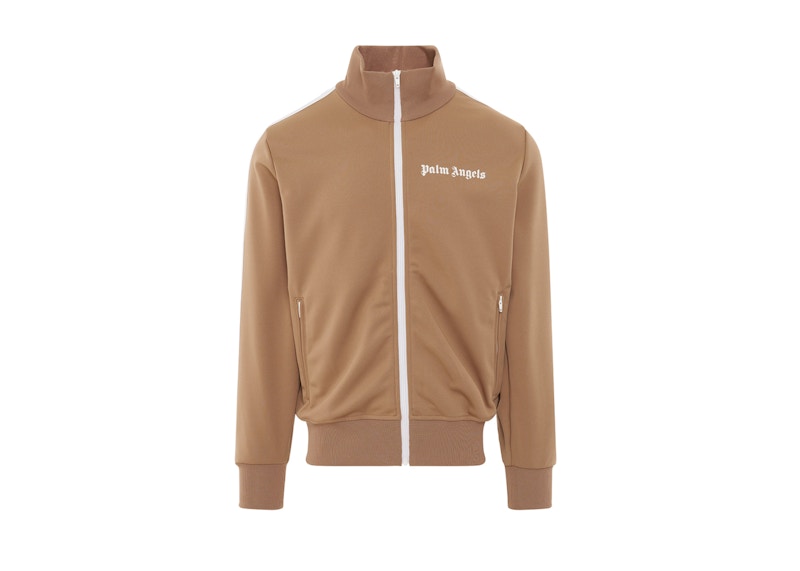 Palm Angels Classic Track Jacket Beige/White