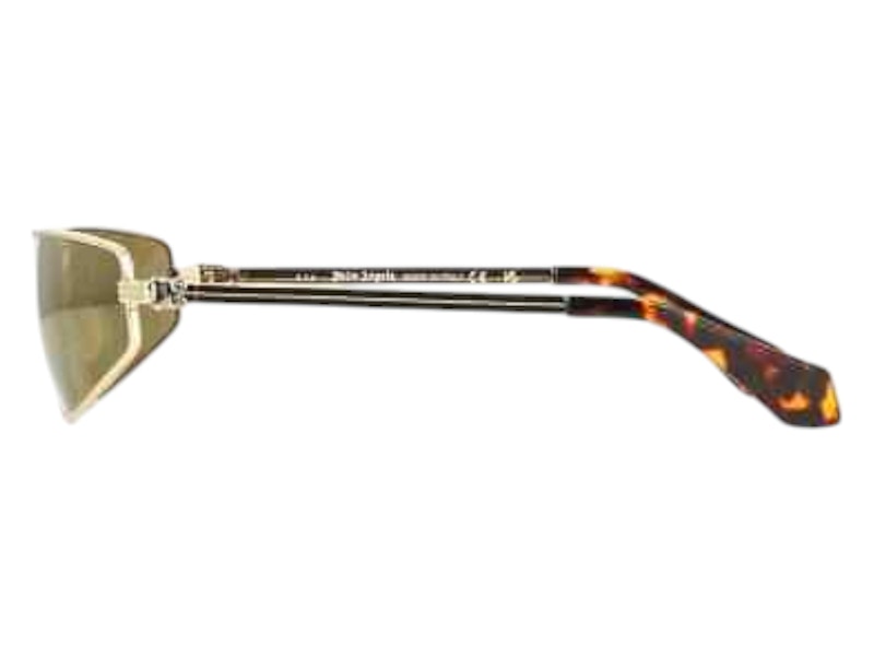 Palm Angels Clavey Gold Sunglasses Gold Gold (PERI059S24MET0017676)