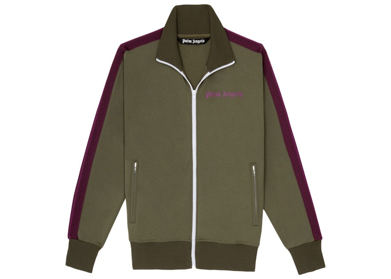 Palm Angels College Track Jacket Military/Purple