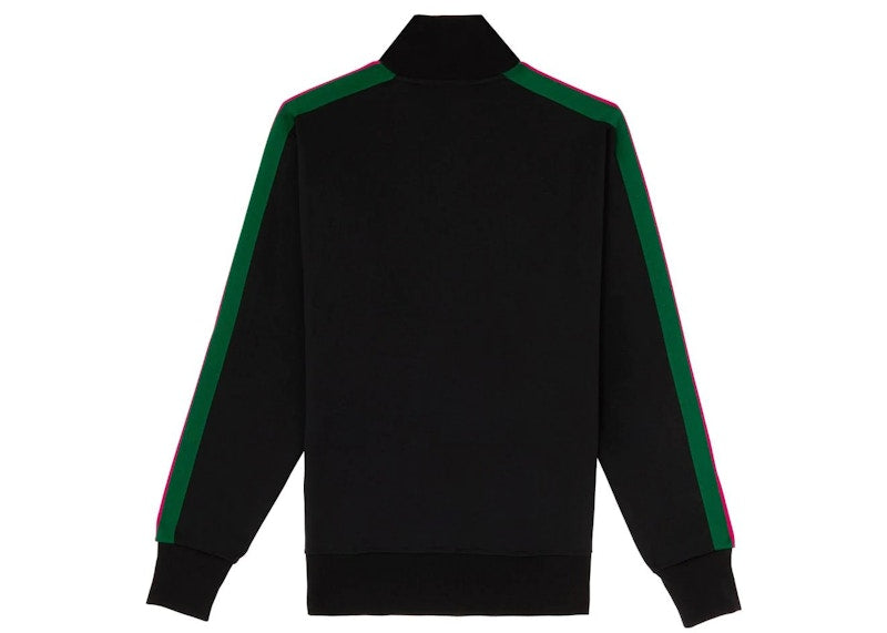 Palm Angels College Zip Up Track Jacket Black/Green