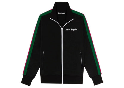 Palm Angels College Zip Up Track Jacket Black/Green