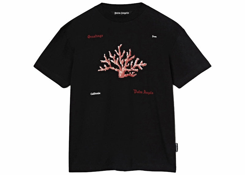 Palm Angels Coral T-shirt Black/Red