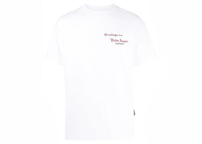 Palm Angels Coral T-shirt White/Red