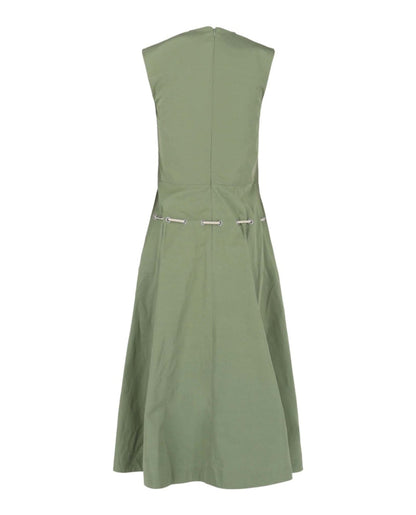 Palm Angels Cord Dress Green