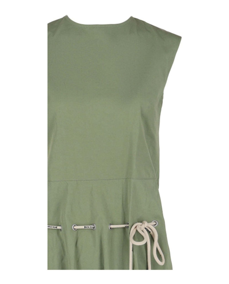 Palm Angels Cord Dress Green