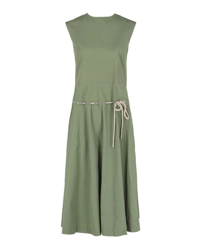 Palm Angels Cord Dress Green